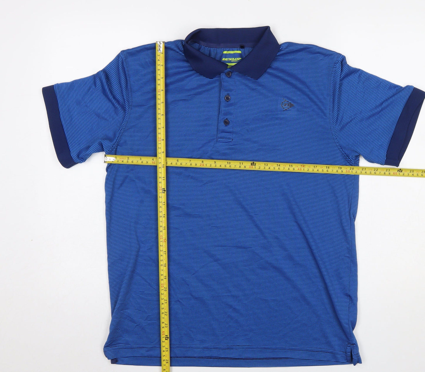 Mens UK Size L Dunlop Blue GolfGym & TrainingRunning & JoggingWalking Polo