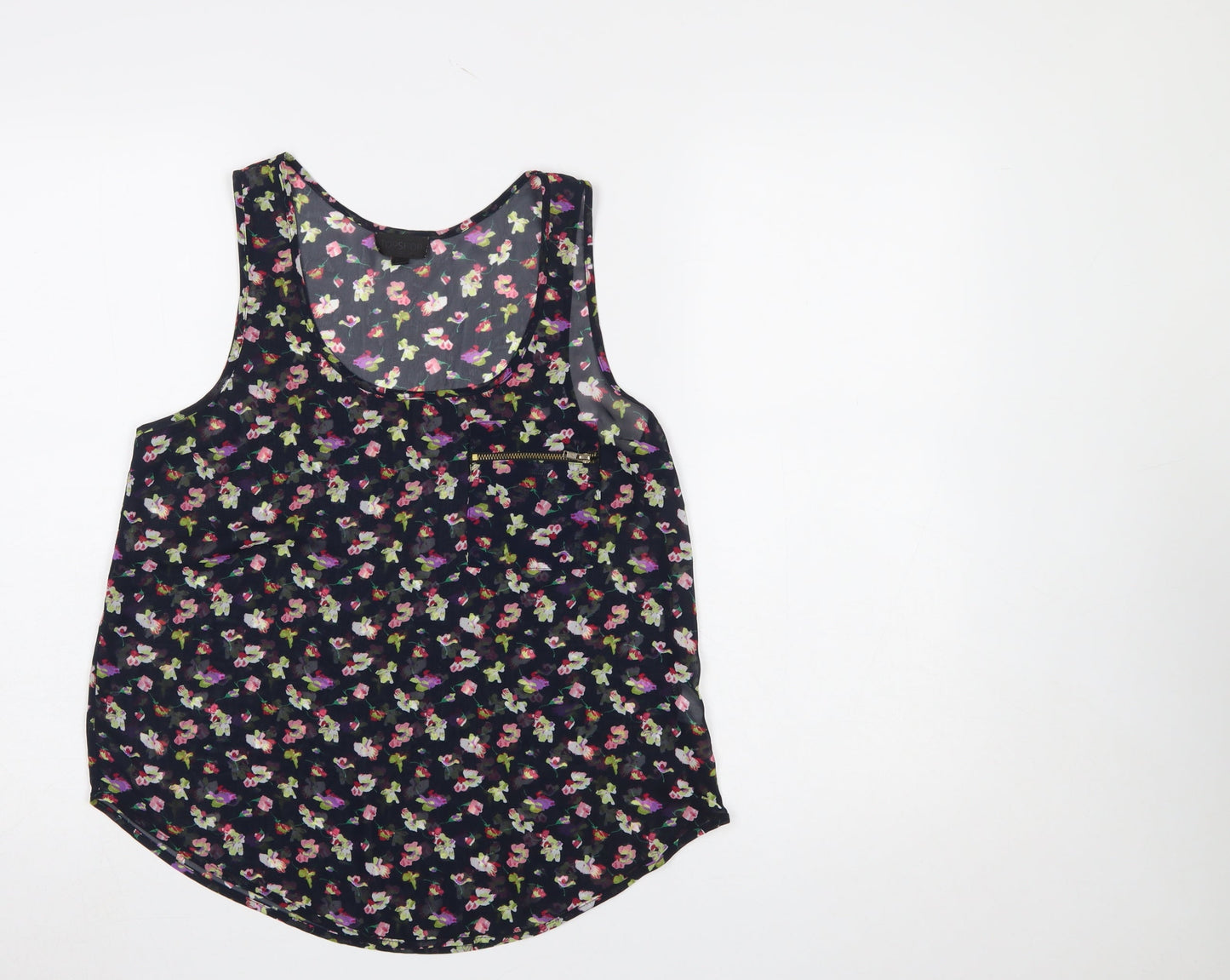 Womens UK Size 12 Topshop Multicoloured Camisole Tank