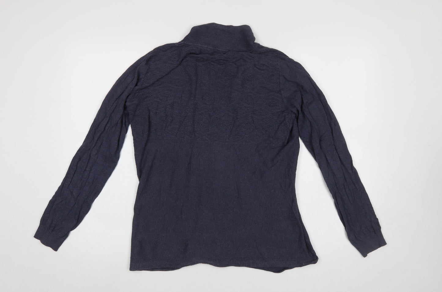 Womens UK Size 12 FatFace Blue Cardigan Jumper