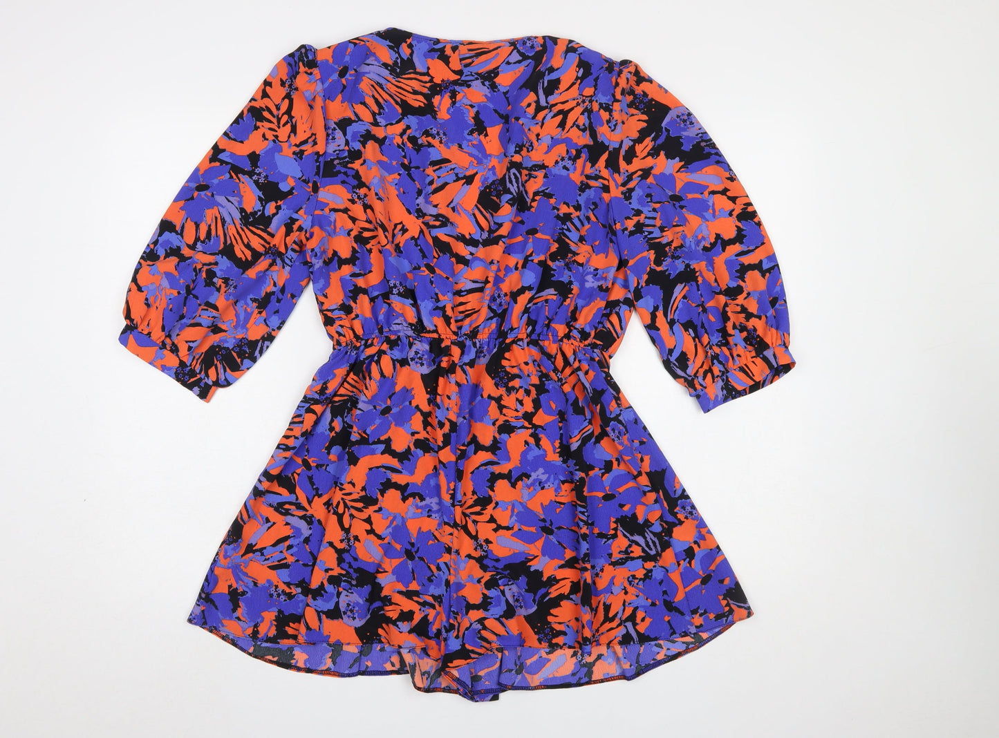 Womens UK Size 10 River Island One-Piece Multicoloured Playsuit