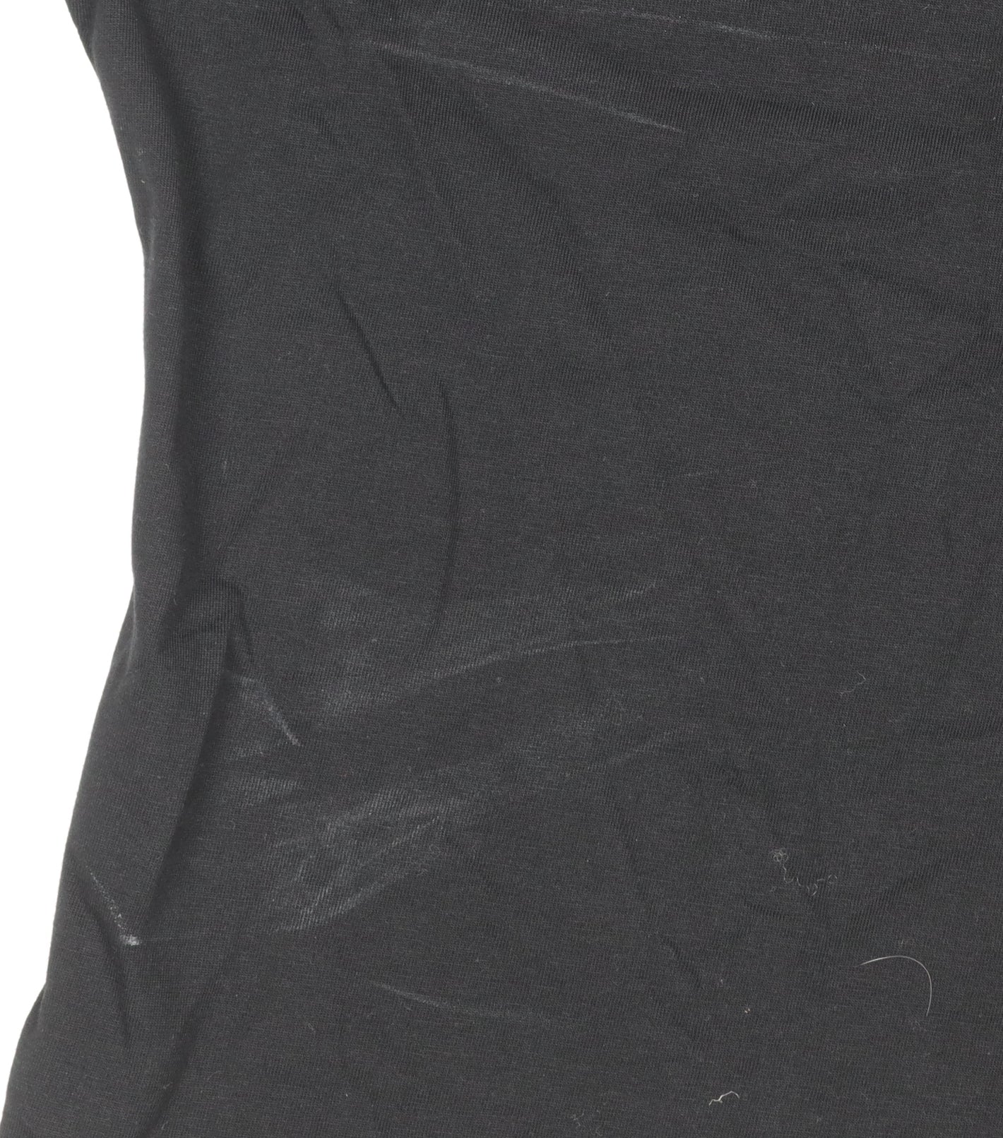 Womens UK Size S Dunnes Stores Black Basic T-Shirt
