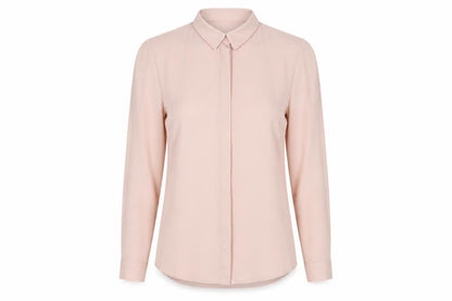 Womens UK Size 6 New Look Beige Basic Blouse