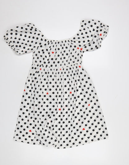 Womens UK Size XS Wednesday's Girl A-Line Dress