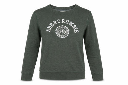 Womens UK Size S Abercrombie & Fitch Green Pullover Sweatshirt