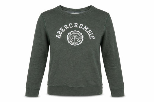 Womens UK Size S Abercrombie & Fitch Green Pullover Sweatshirt