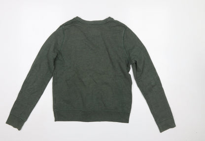 Womens UK Size S Abercrombie & Fitch Green Pullover Sweatshirt