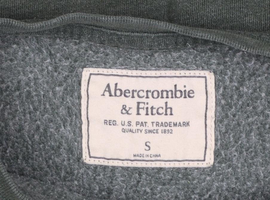 Womens UK Size S Abercrombie & Fitch Green Pullover Sweatshirt