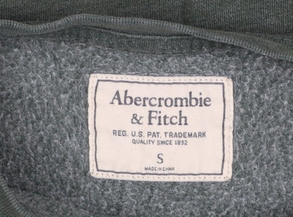 Womens UK Size S Abercrombie & Fitch Green Pullover Sweatshirt