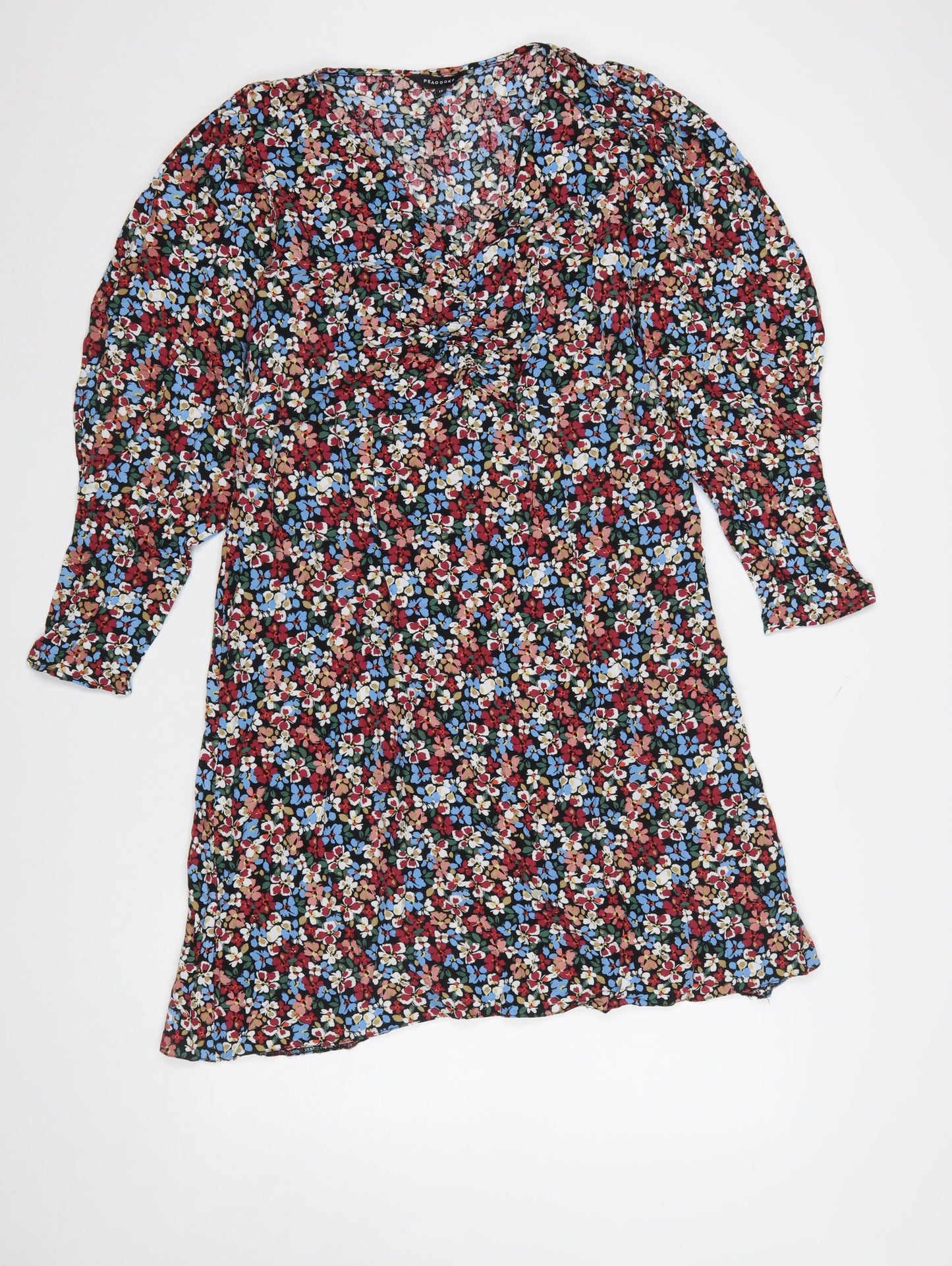Womens UK Size 12 Peacocks A-Line Dress