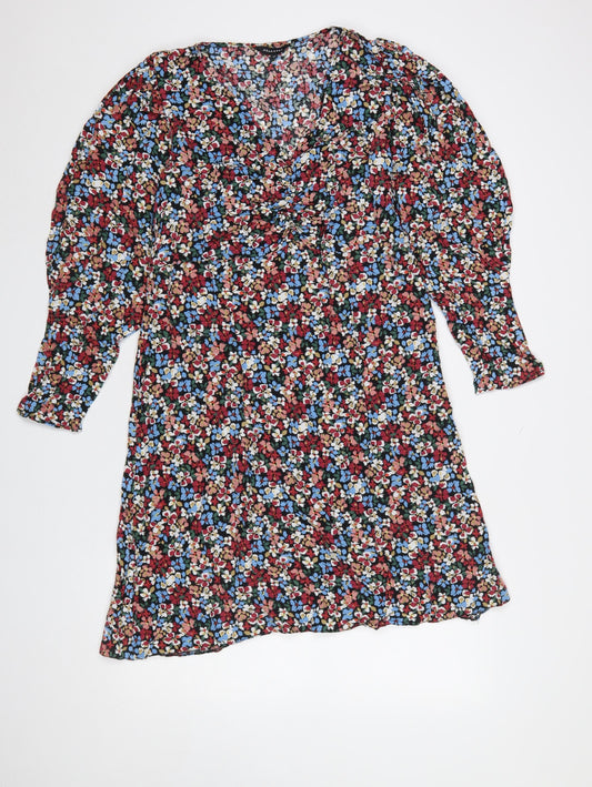 Womens UK Size 12 Peacocks A-Line Dress