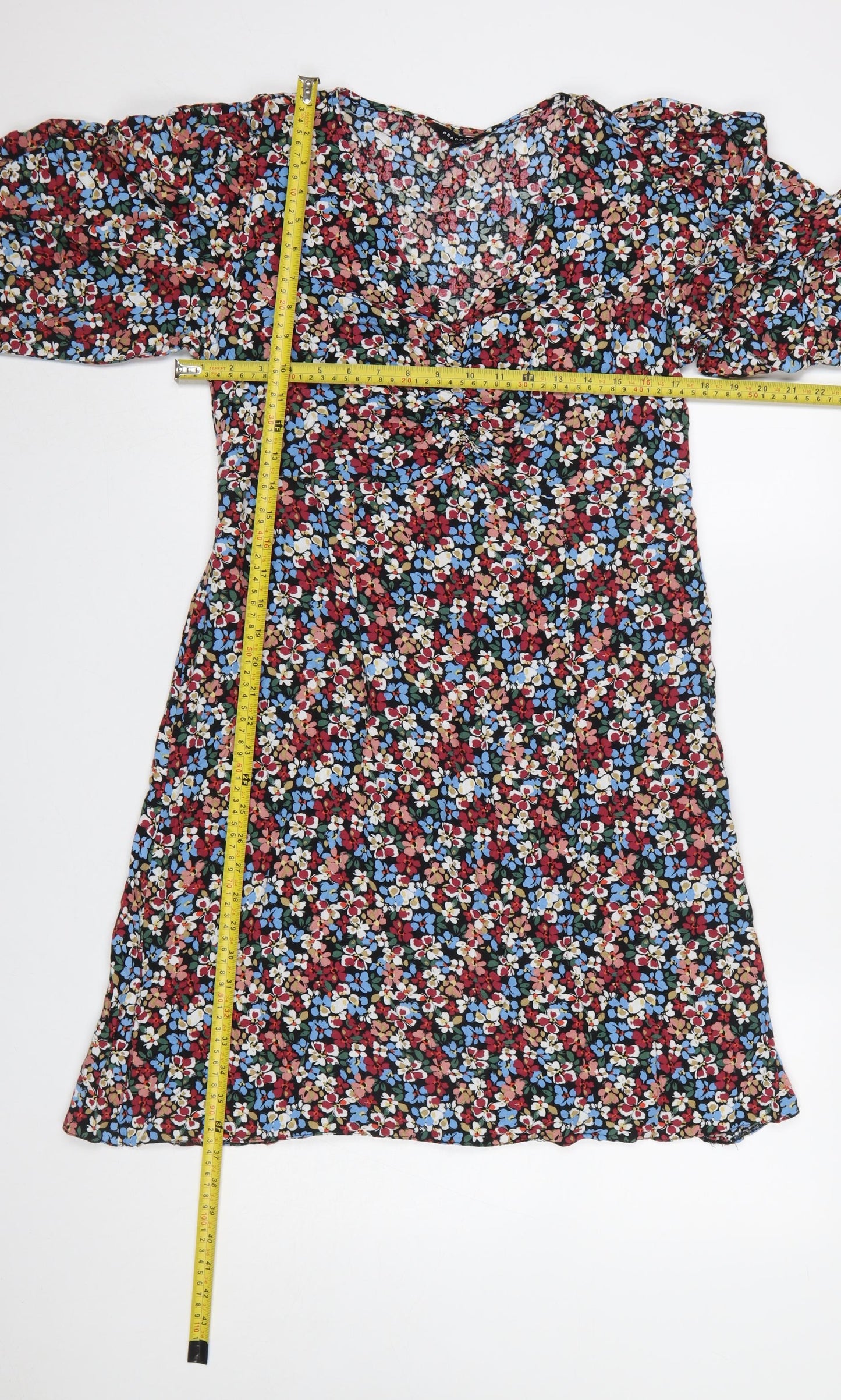 Womens UK Size 12 Peacocks A-Line Dress