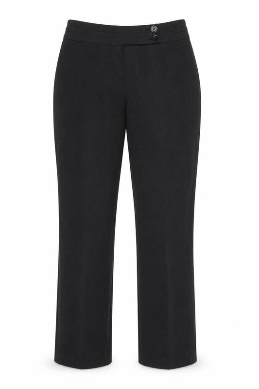 Womens UK Size 12 Dunnes Stores Regular Fit Dress Pants Black Trousers