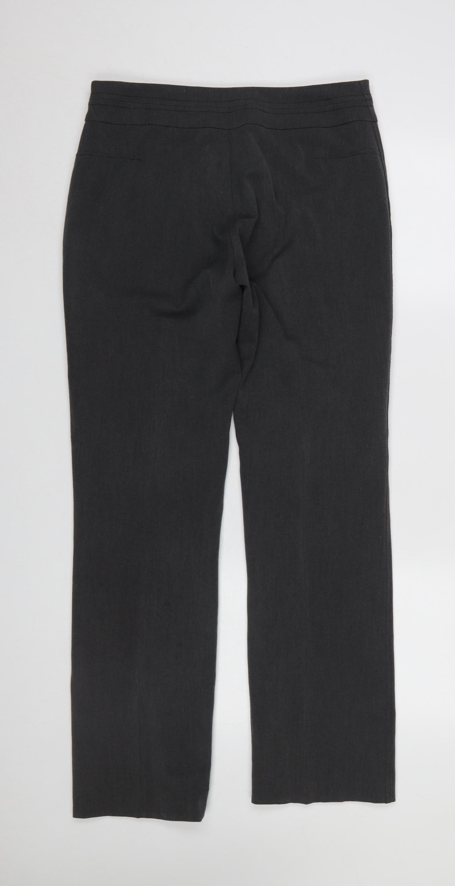 Womens UK Size 12 Dunnes Stores Regular Fit Dress Pants Black Trousers