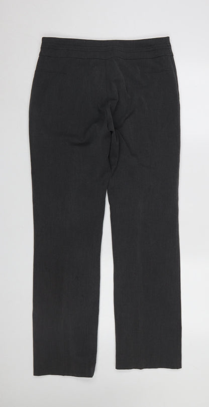 Womens UK Size 12 Dunnes Stores Regular Fit Dress Pants Black Trousers
