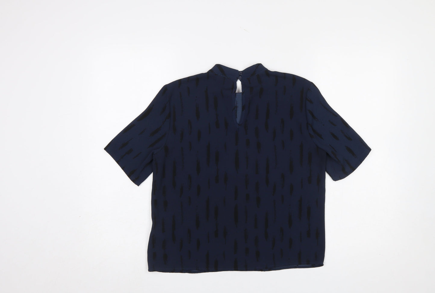 Womens UK Size 8 Jacqueline de Yong Blue Basic Blouse