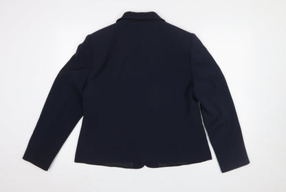 Womens UK Size 16 Traffic Regular Blue Blazer