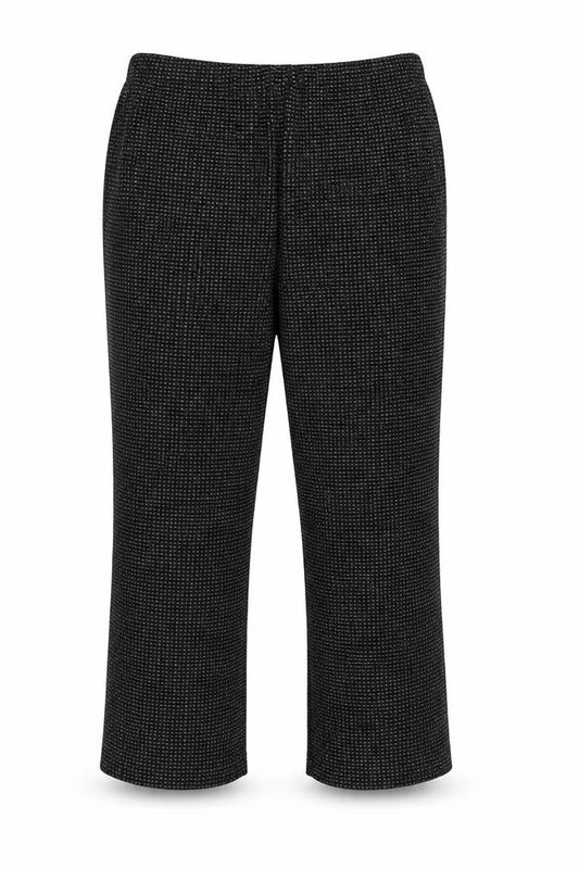 Womens UK Size 12 Bonmarché Regular Fit Casual Business Workwear Black Trousers