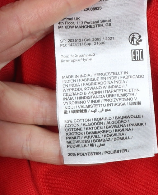 Boys UK Size 6 Years Hummel Red Pullover Hoodie