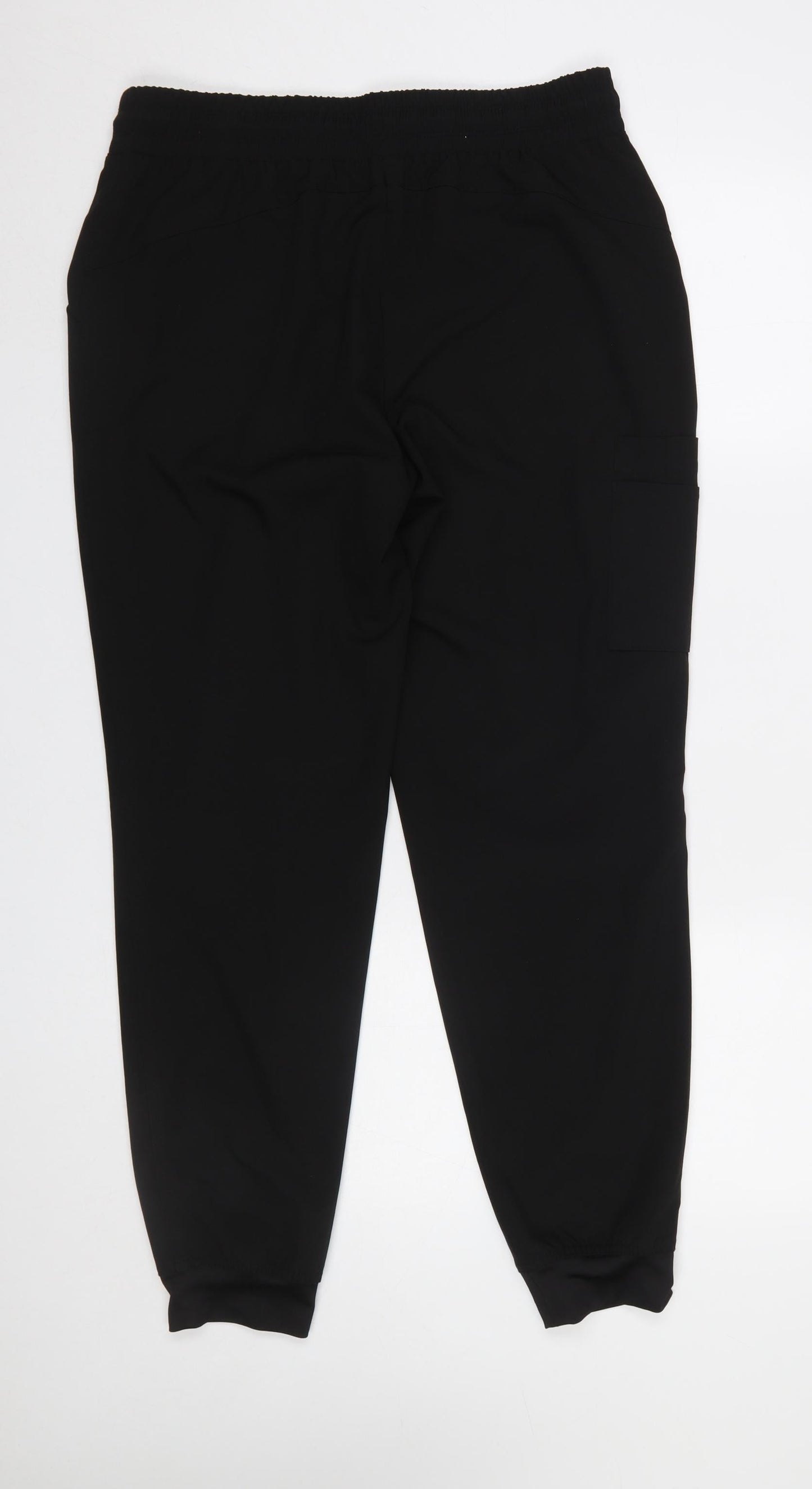 Womens UK Size M Skechers Regular Fit Cargo Black Trousers
