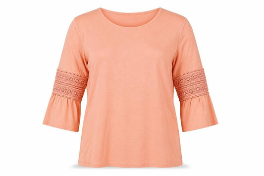 Womens UK Size 10 Dunnes Pink Tunic T-Shirt