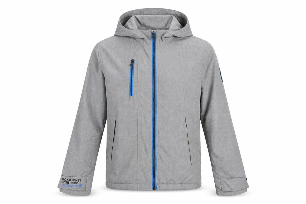 Mens UK Size M JACK & JONES Grey Windbreaker Coat