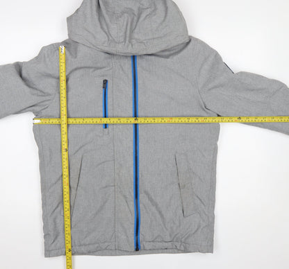 Mens UK Size M JACK & JONES Grey Windbreaker Coat
