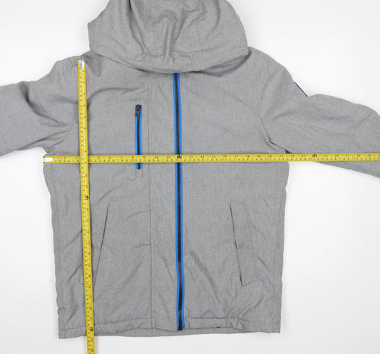 Mens UK Size M JACK & JONES Grey Windbreaker Coat