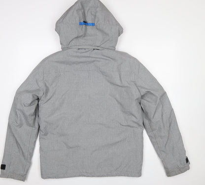 Mens UK Size M JACK & JONES Grey Windbreaker Coat