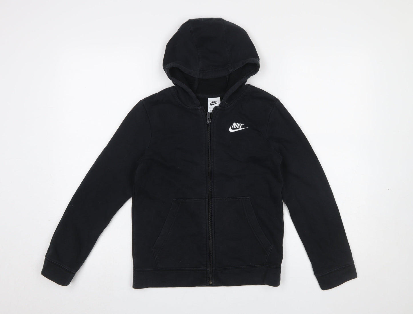Boys UK Size M Nike Black Full Zip Hoodie