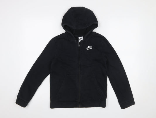 Boys UK Size M Nike Black Full Zip Hoodie