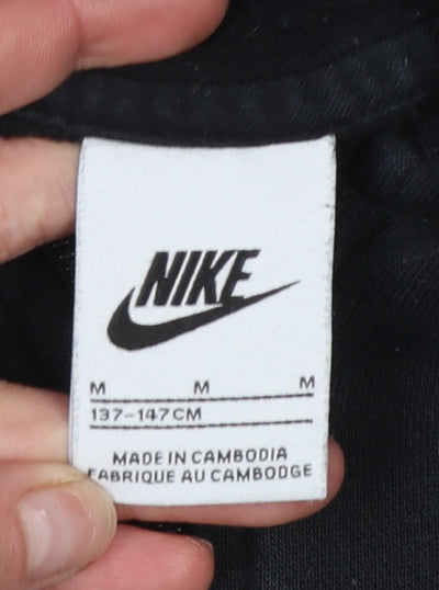 Boys UK Size M Nike Black Full Zip Hoodie