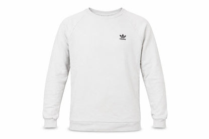 Mens UK Size S adidas White Pullover Sweatshirt