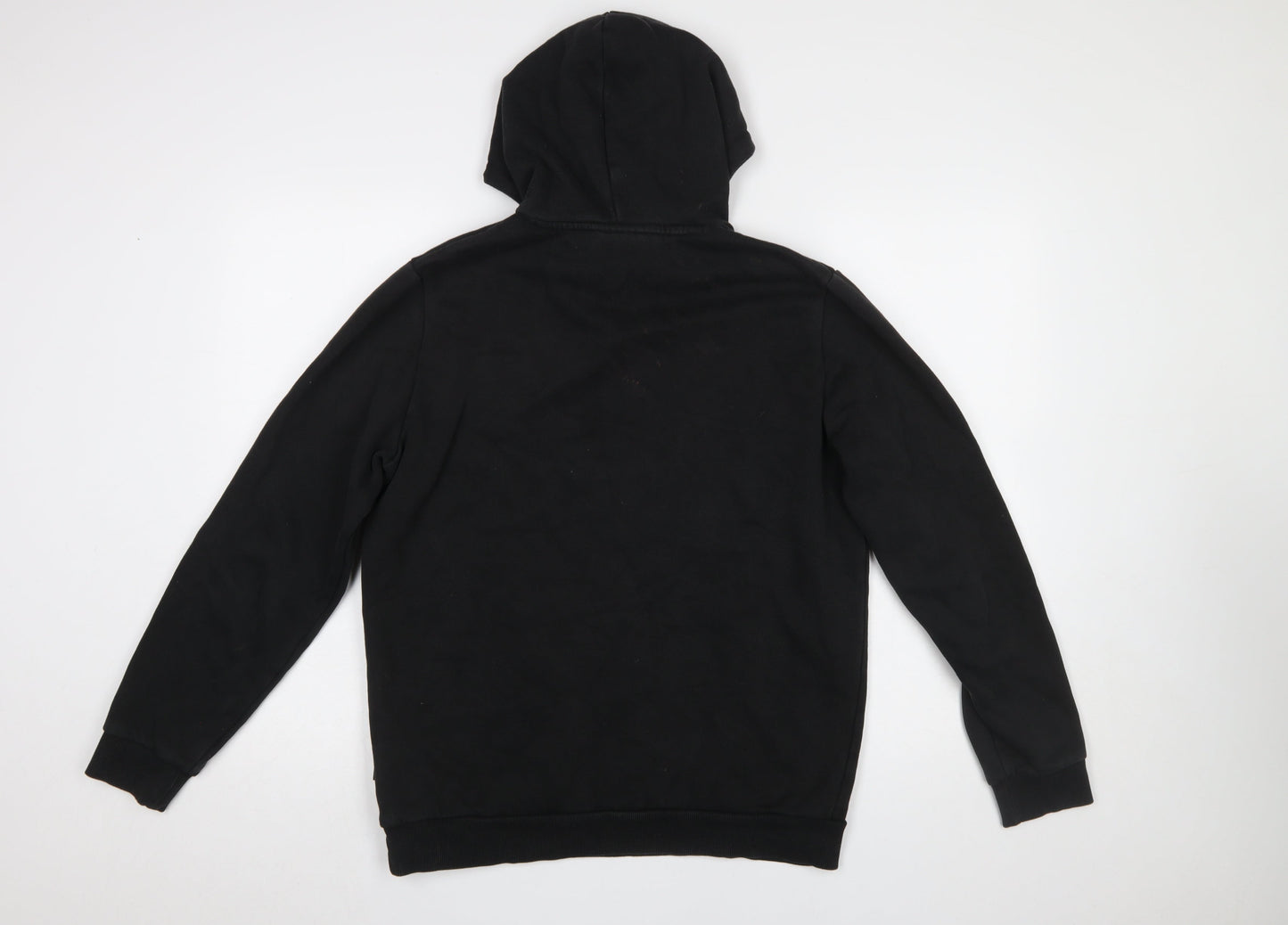 Mens UK Size M PUMA Black Pullover Hoodie