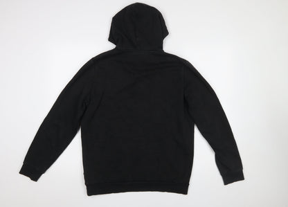 Mens UK Size M PUMA Black Pullover Hoodie