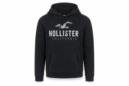 Mens UK Size S Hollister Black Pullover Hoodie