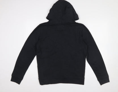 Mens UK Size S Hollister Black Pullover Hoodie