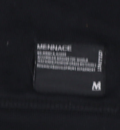 Mens UK Size M Mennace Black Pullover Hoodie