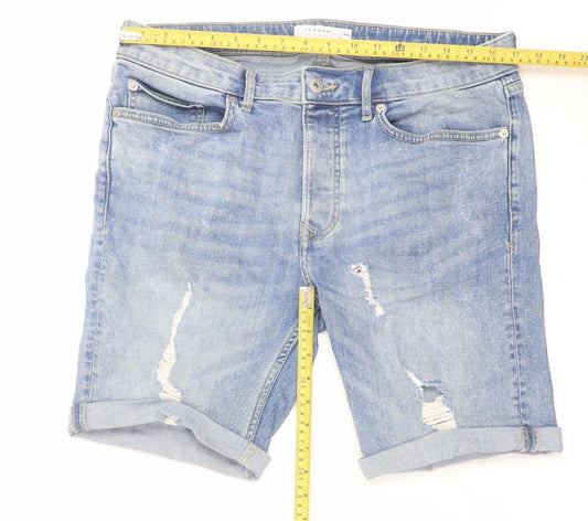 Mens UK Size 32 Topman Slim Fit Shorts Shorts