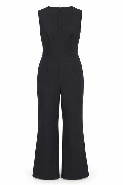 Womens UK Size 10 Girl in Mind One-Piece Black Jumpsuit