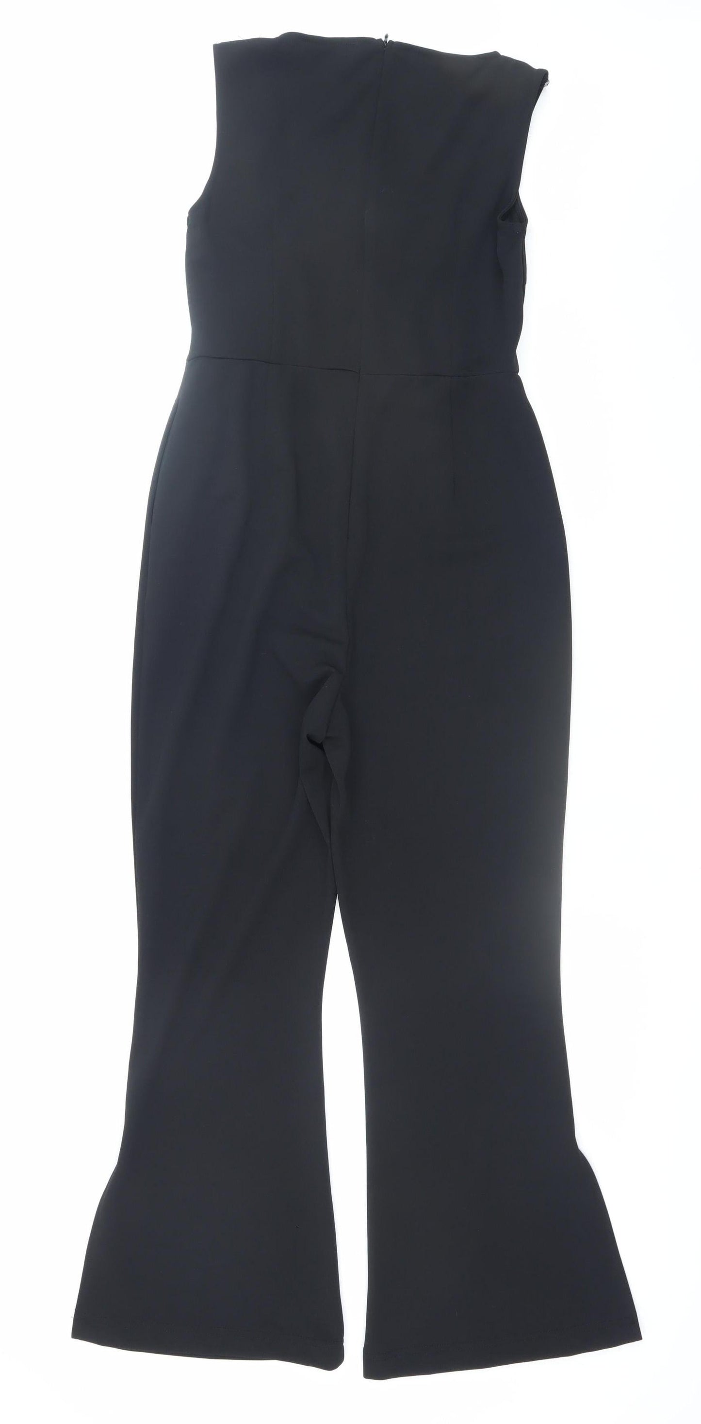 Womens UK Size 10 Girl in Mind One-Piece Black Jumpsuit