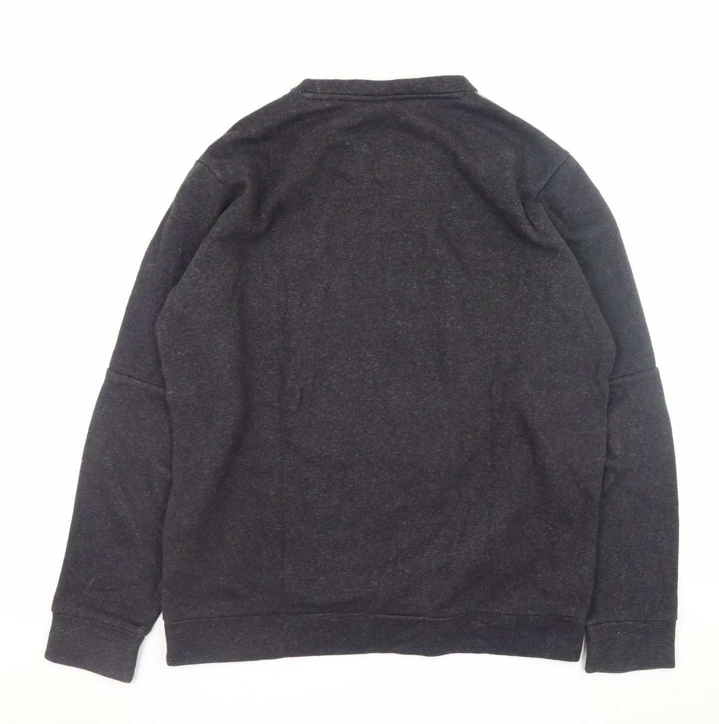 Mens UK Size M adidas Black Pullover Sweatshirt