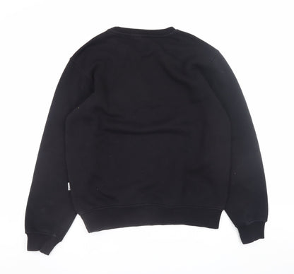Mens UK Size M NICCE Black Pullover Sweatshirt