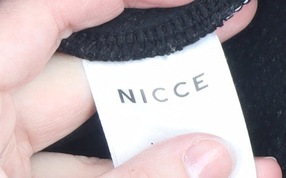 Mens UK Size M NICCE Black Pullover Sweatshirt