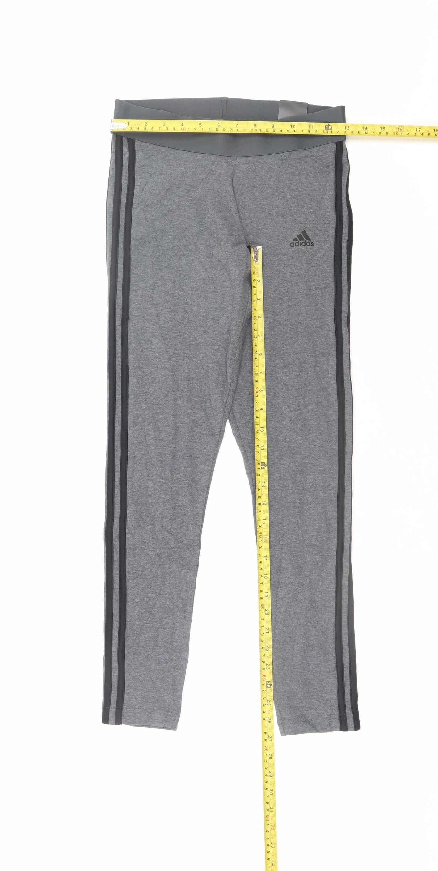 Womens UK Size S adidas  Ankle Grey Leggings