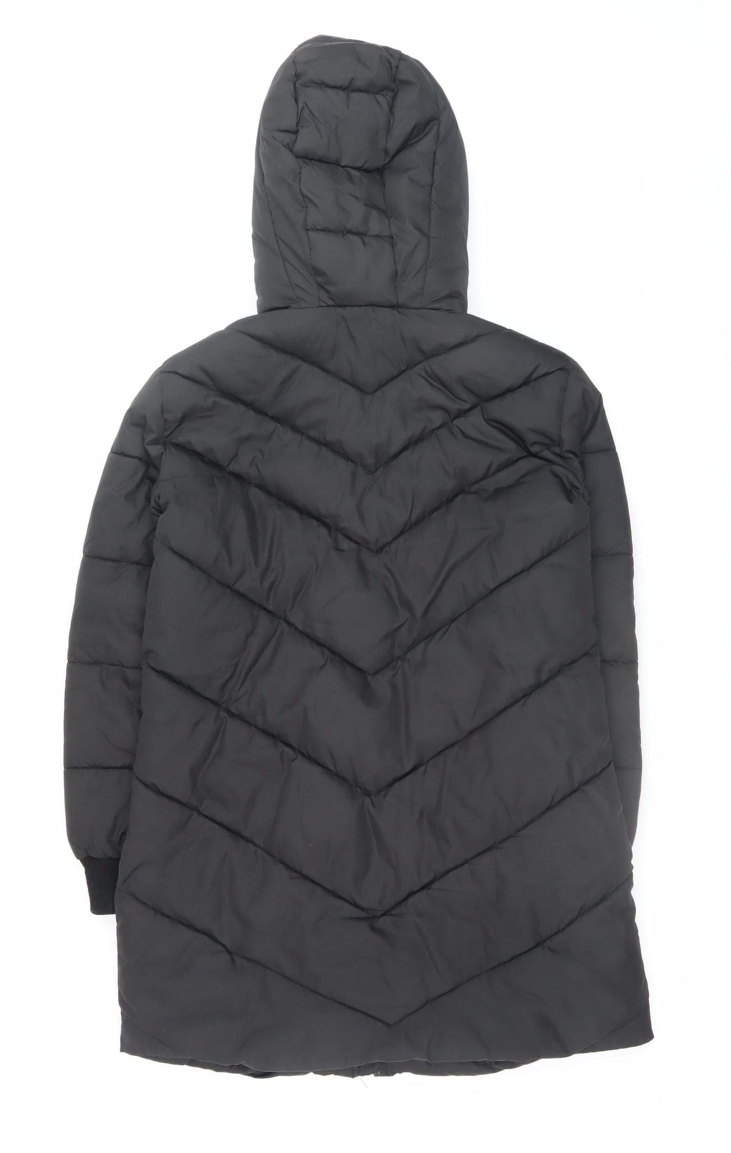 Womens UK Size S Jacqueline de Yong Black Puffer Jacket