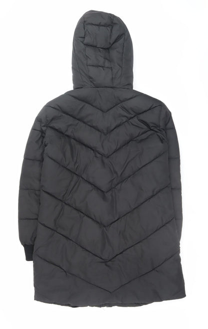 Womens UK Size S Jacqueline de Yong Black Puffer Jacket
