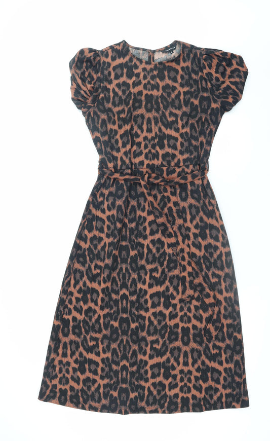 Womens UK Size 10 Peacocks A-Line Dress