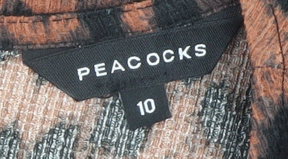Womens UK Size 10 Peacocks A-Line Dress