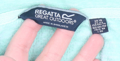 Womens UK Size 18 Regatta Green Pullover Sweatshirt