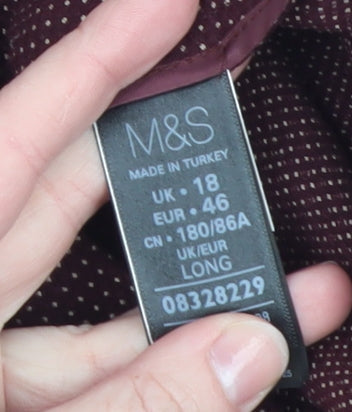 Womens UK Size 18 Marks and Spencer Regular Fit Business Casual Workwear Brown T